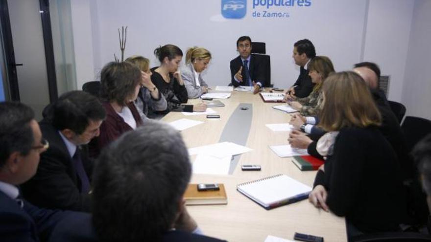 Comité de Dirección del Partido Popular de Zamora, que diseñó la estrategia electoral para las Europeas.