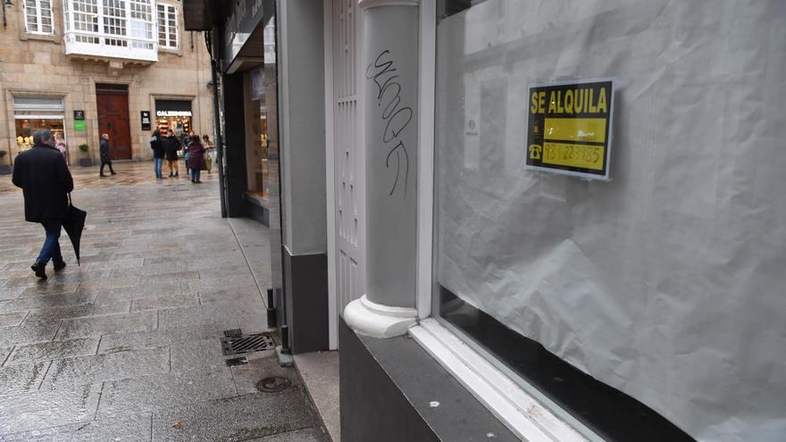 Comercio en A Coruña: Solo una oferta en el concurso para comprar bajos vacíos