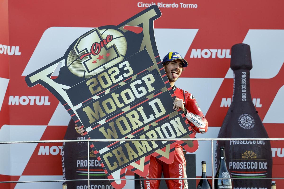 Pecco Bagnaia fue campeón en 2022 y 2023