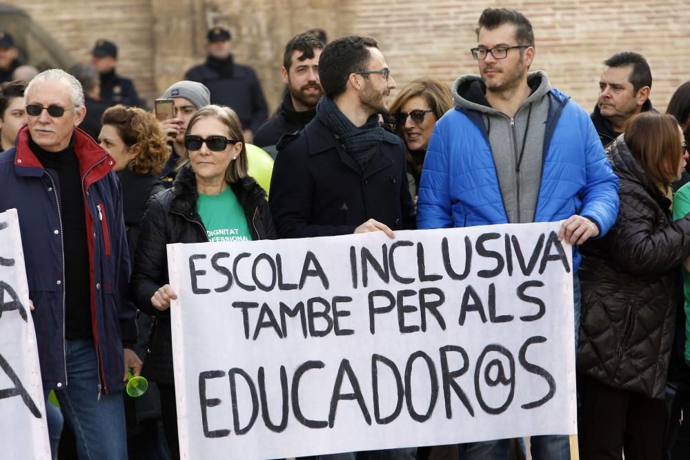 Protesta de educadores de infantil y especial