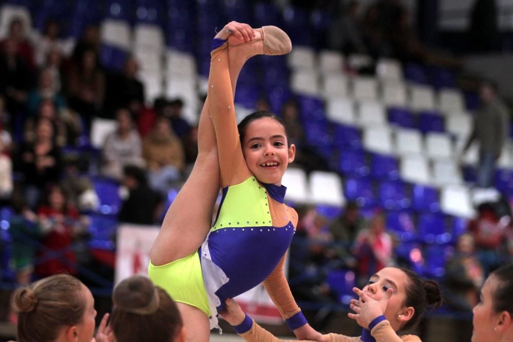 Cartagena celebra la primera jornada de la competición escolar de gimnasia rítmica con más de 1.000 participantes