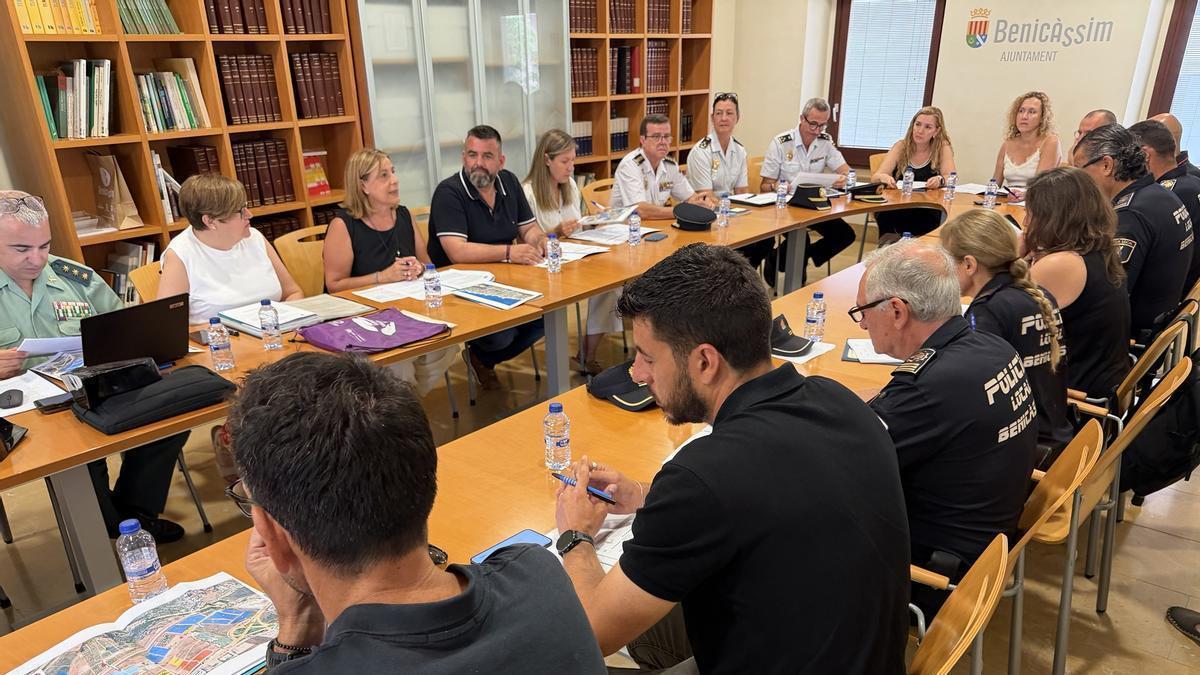 La junta de seguridad ha estado presidida por la alcaldesa, Susana Marqués; y la subdelegada del Gobierno en Castellón, Antonia García Valls.