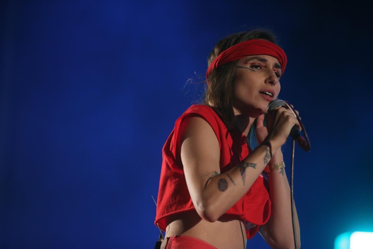 Zahara, en el concierto.