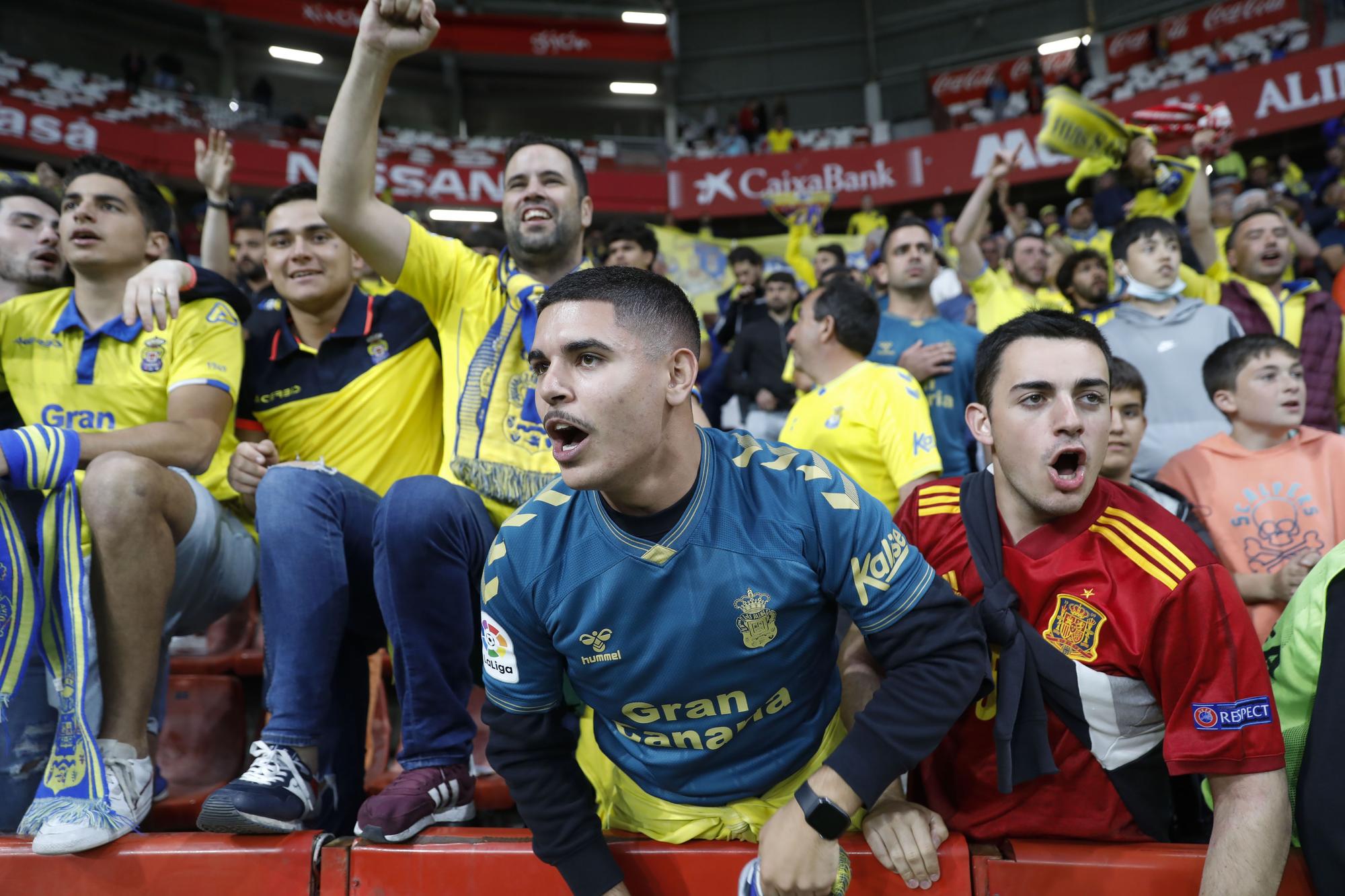 El partido del Sporting ante Las Palmas, en imágenes