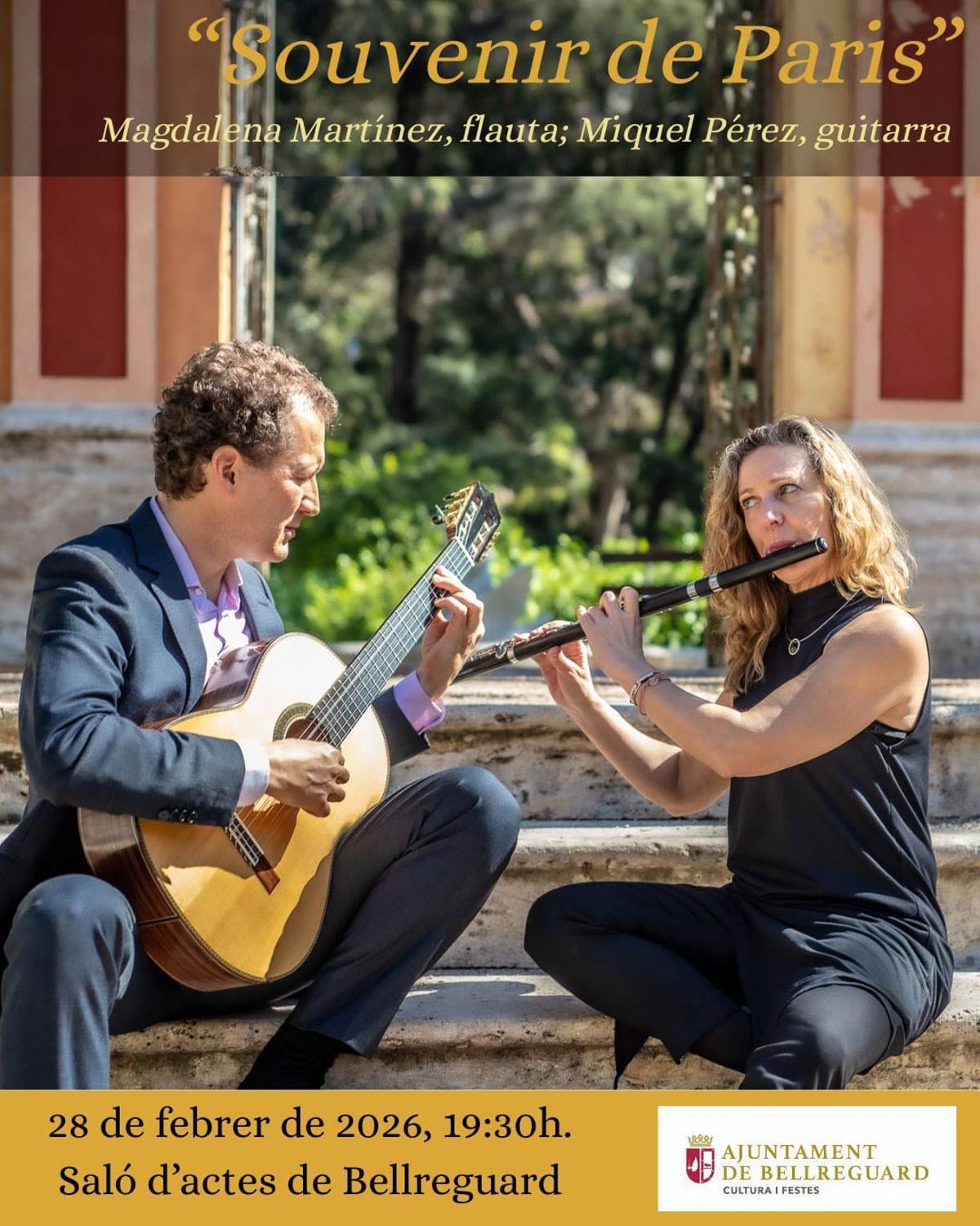 La música toma cuerpo en Bellreguard con un concierto en el Salón de Actos del ayuntamiento