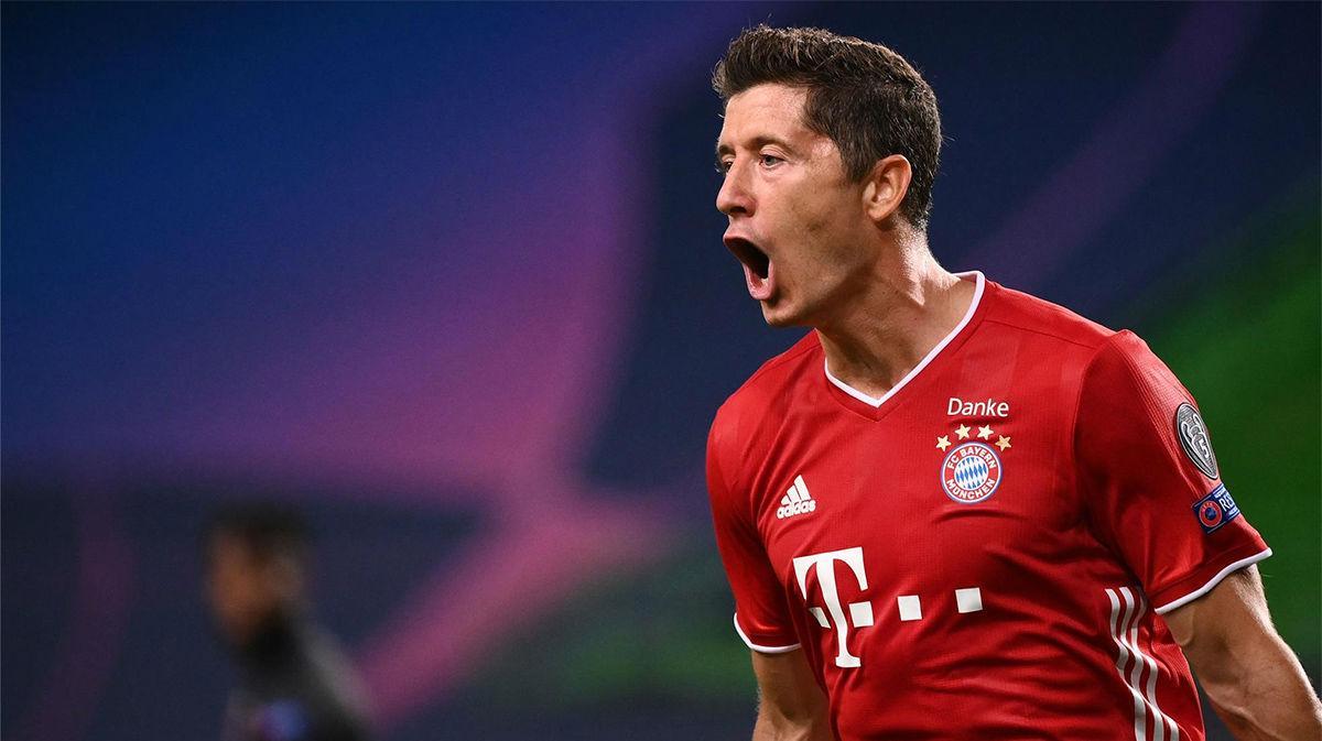 Lewandowski cerró la goleada del Bayern