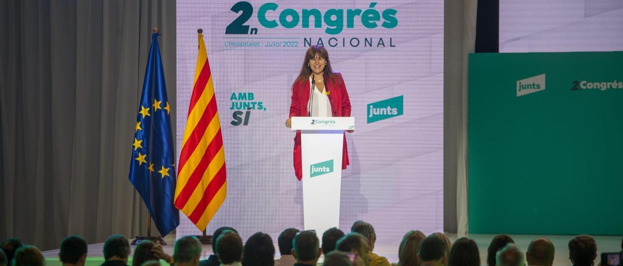 La presidenta de Junts, Laura Borràs.