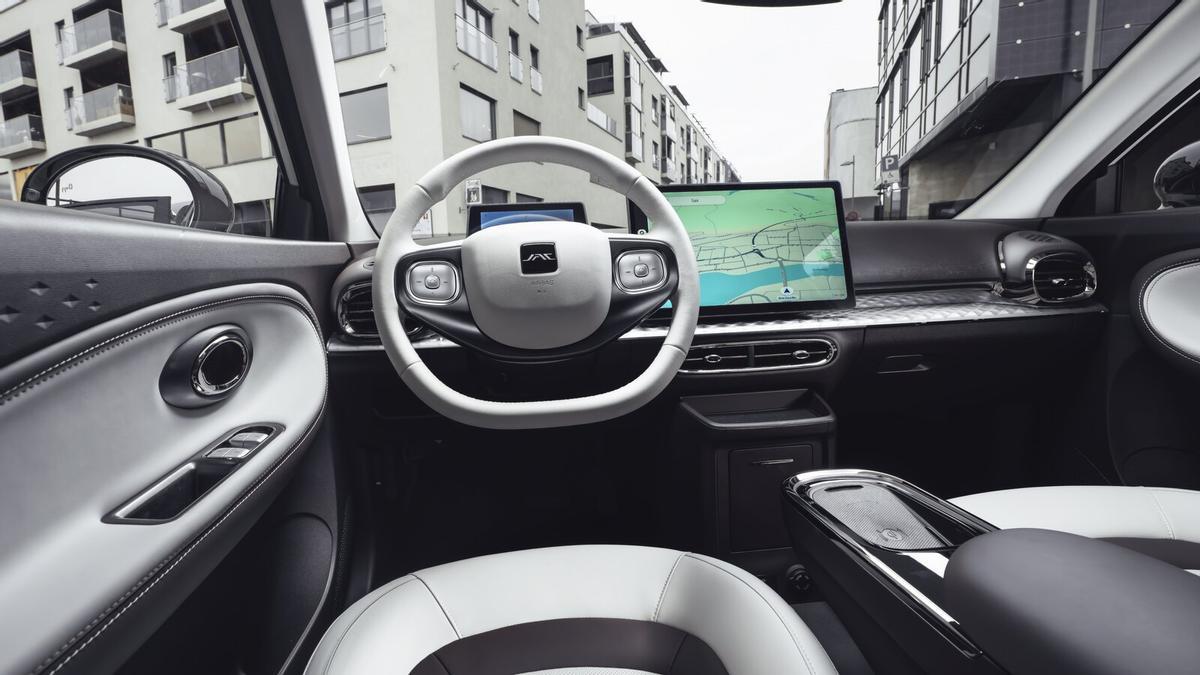 Puesto de conducción del JAC e30X