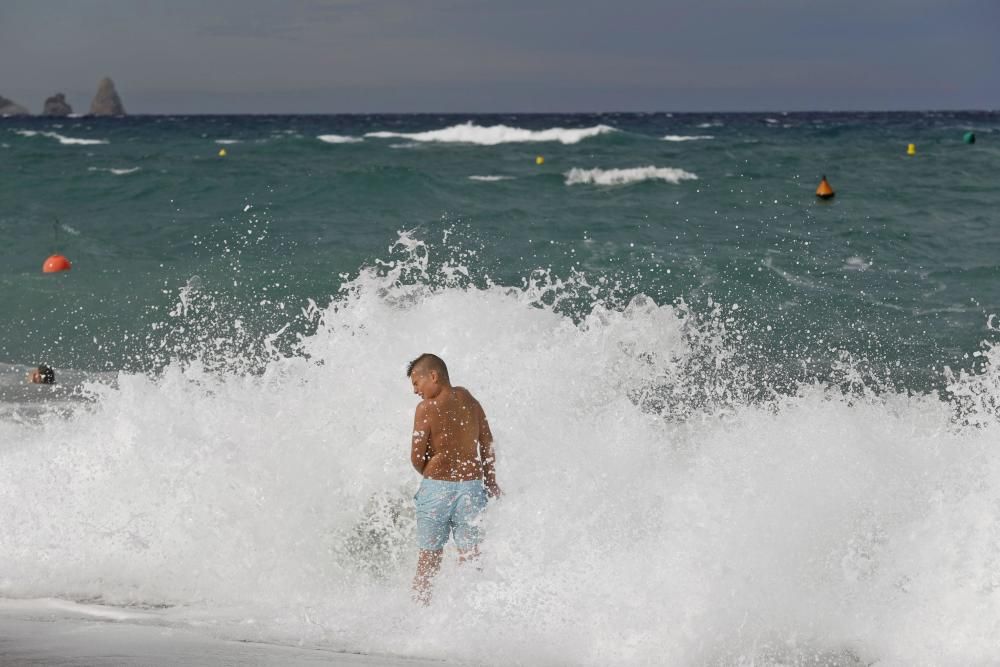 Mala mar a la platja de Pals