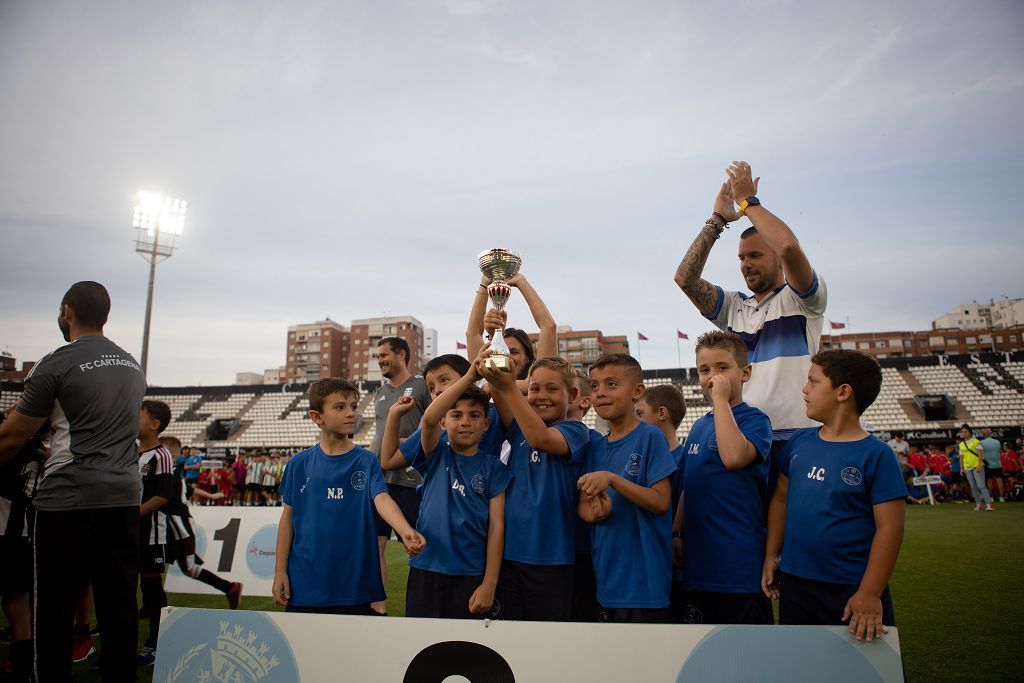 Clausura de la liga coal de fútbol en Cartagena