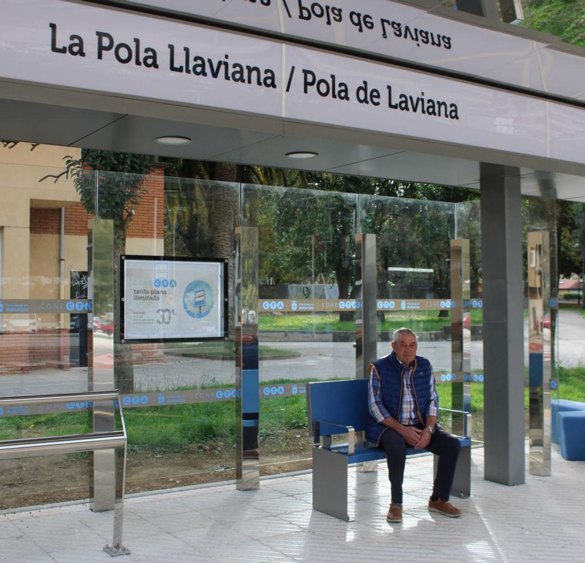 Alicia Arienza, en el intercambiador. | A. VELASCO