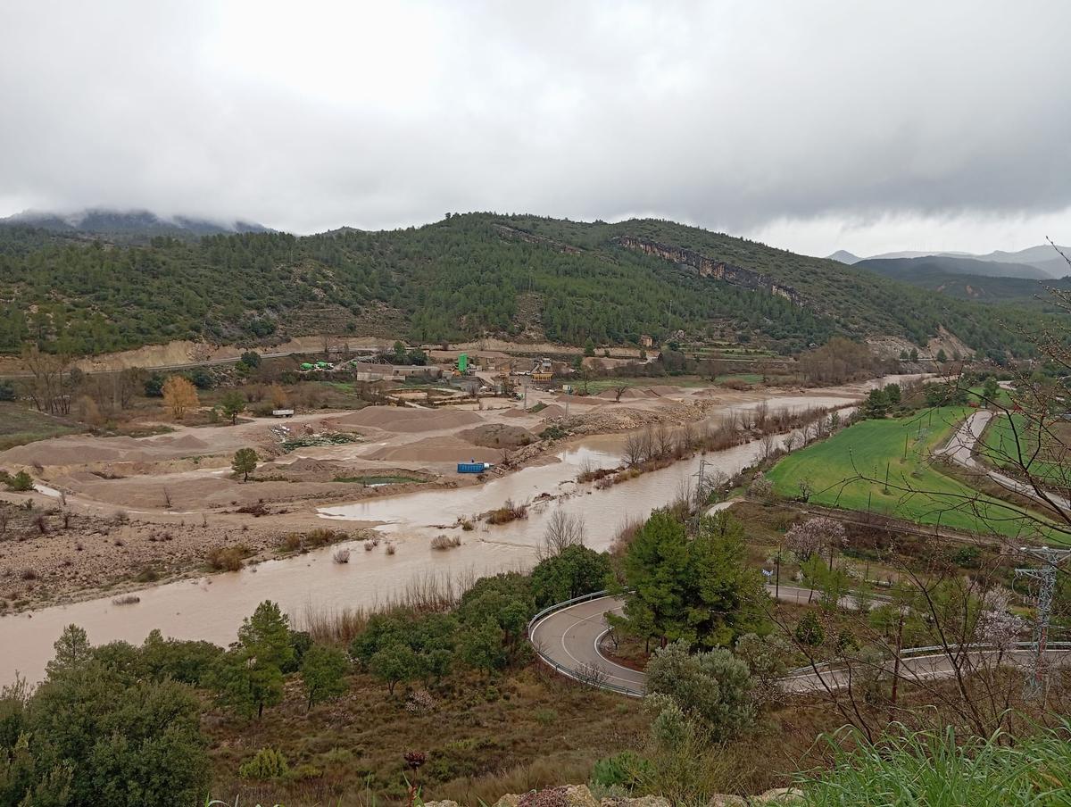 Río Bergantes a su paso por Palanques