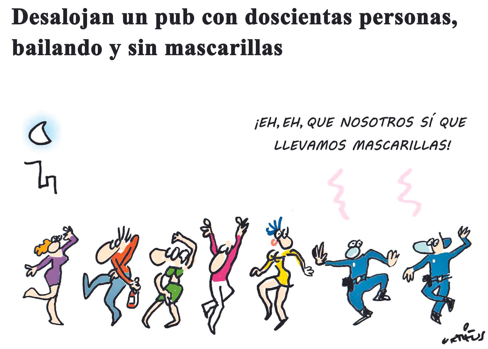 Desalojan un pub con doscientas personas, bailando y sin mascarillas