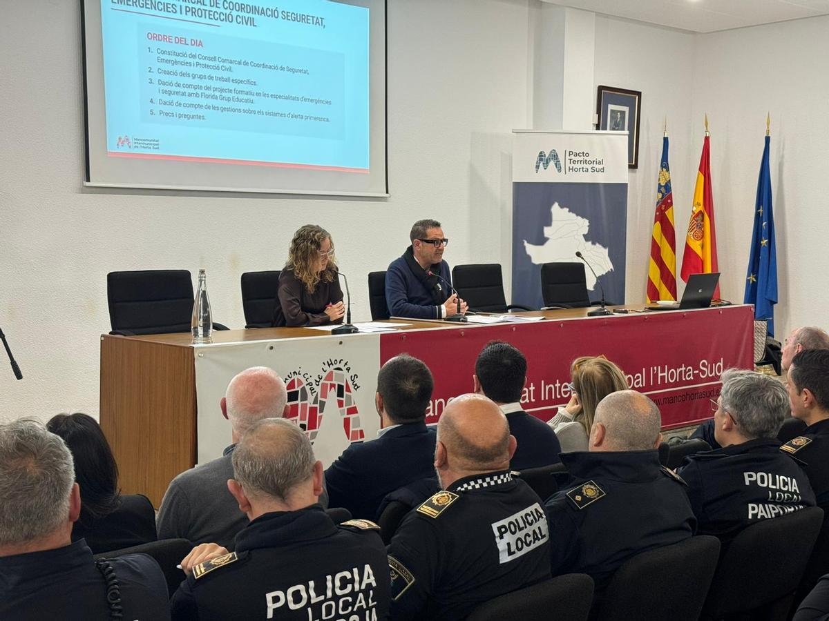 Presentación del Consell comarcal de l'Horta Sud.