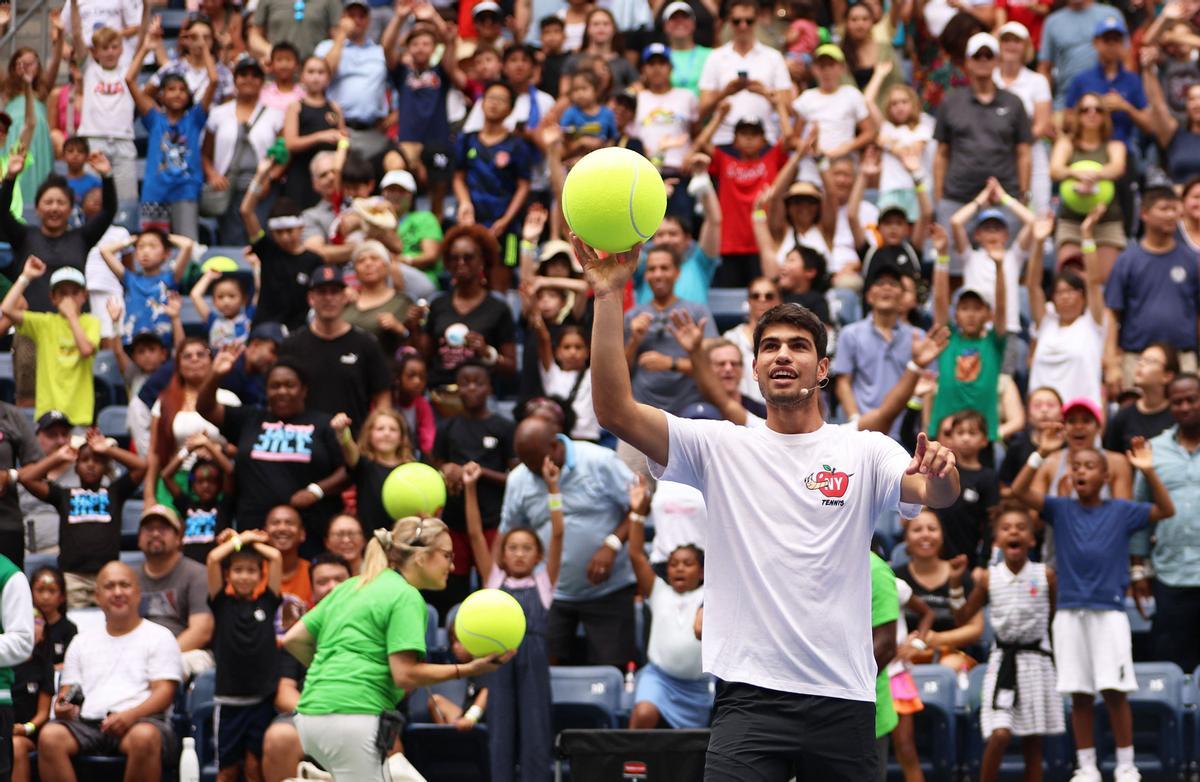Alcaraz i Djokovic fan somiar l’Obert de Tennis dels Estats Units