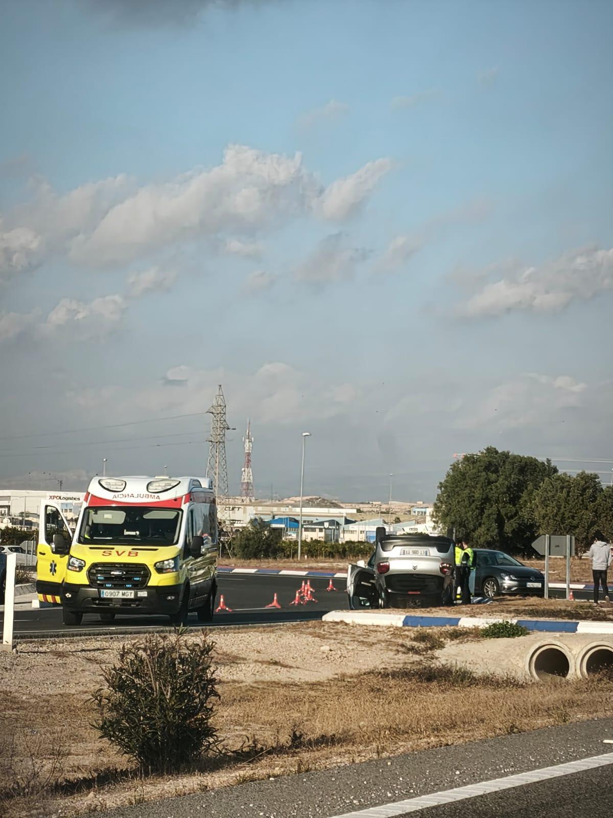 Imagen del accidente ocurrido en Alicante.