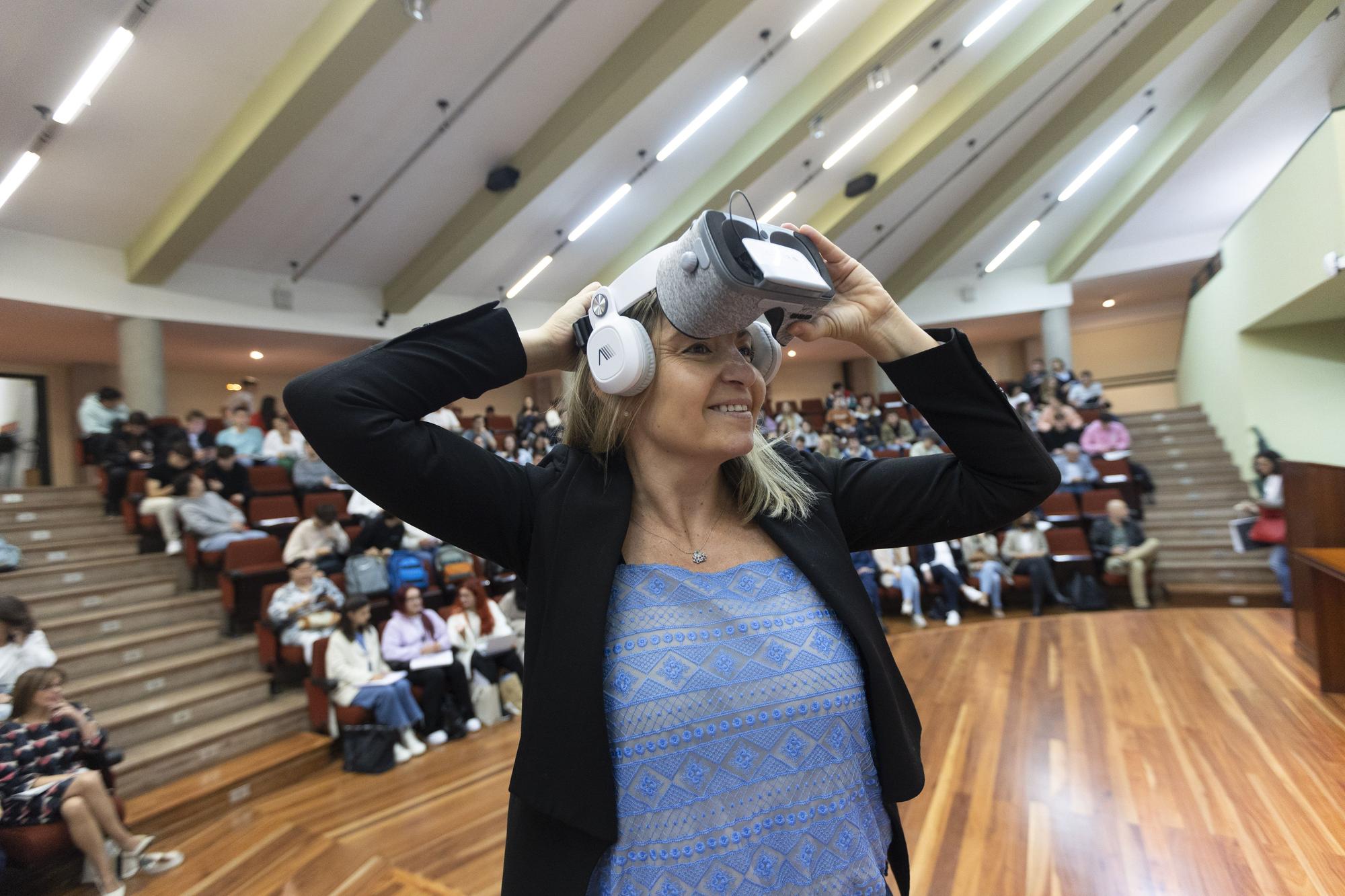 Clausura de "La Asturias que funciona", junto a Soraya del Portillo, creadora de la app "Chiara"