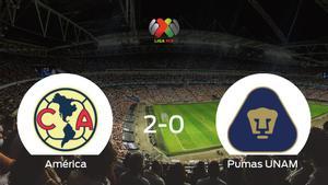 El América vence 2-0 en casa al Pumas UNAM