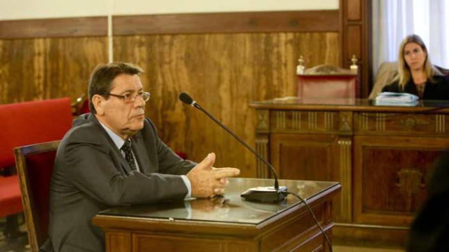 Hernández Mateo durante el juicio el pasado viernes.