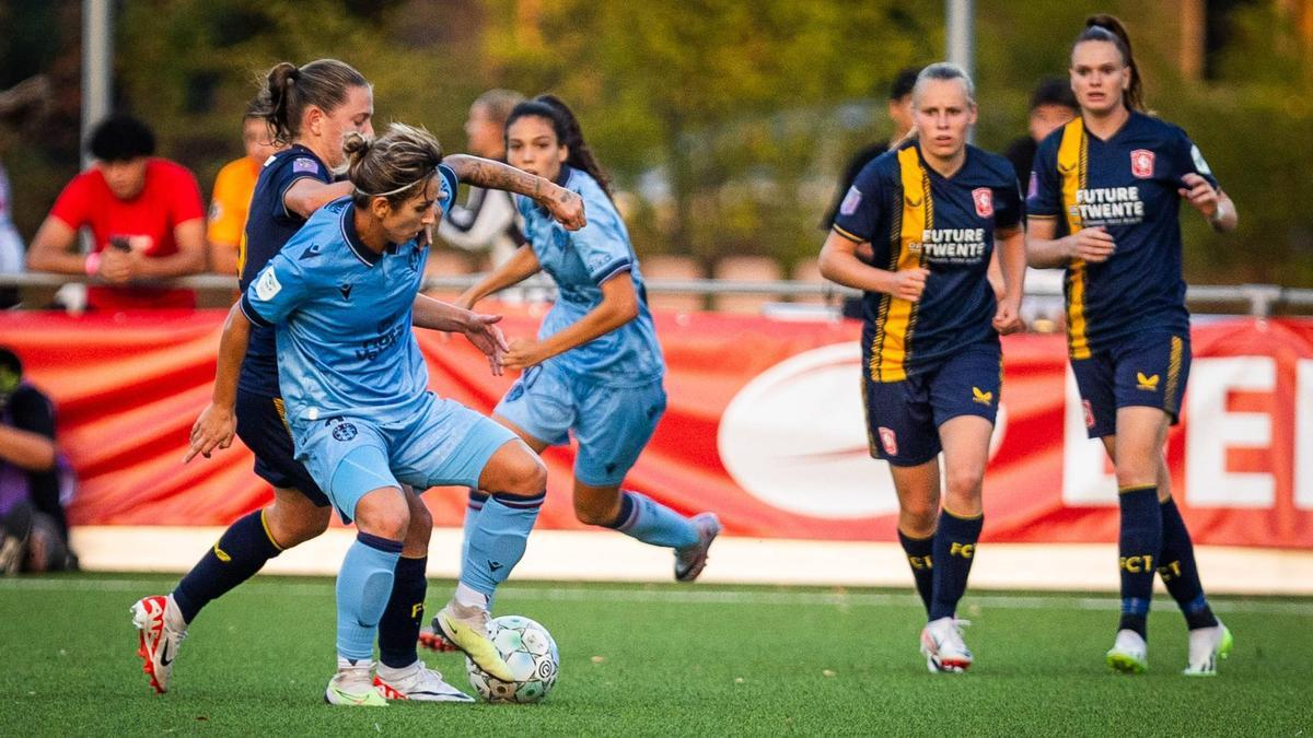 Andonova, en una acción de partido.