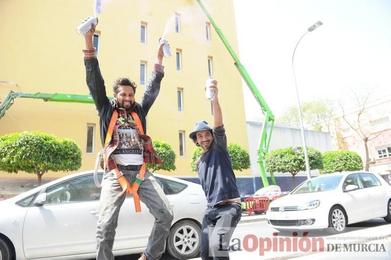 Un retrato de Dalí es el motivo elegido por Kobra para el Puertas de Castilla