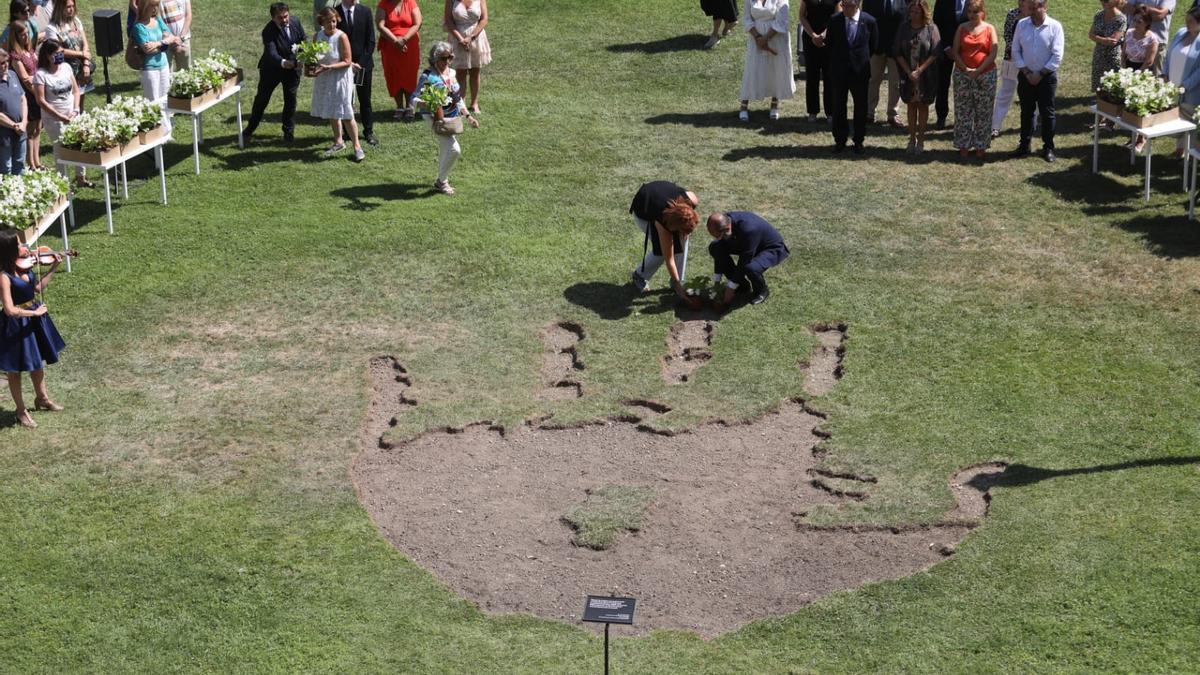 Homenaje a Miguel Ángel Blanco en el Pignatelli