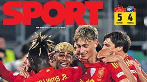 Esta es la portada de SPORT
