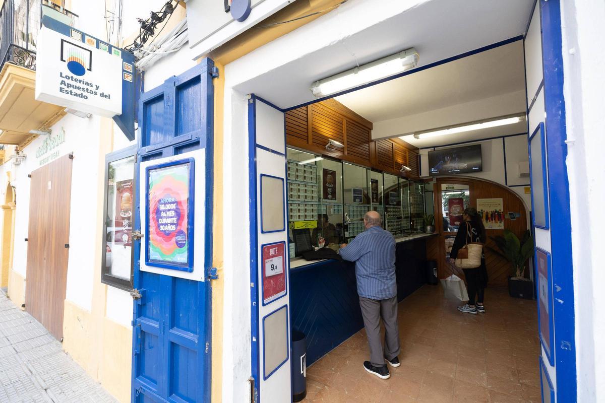 Administración número 1 de Ibiza, en La Marina