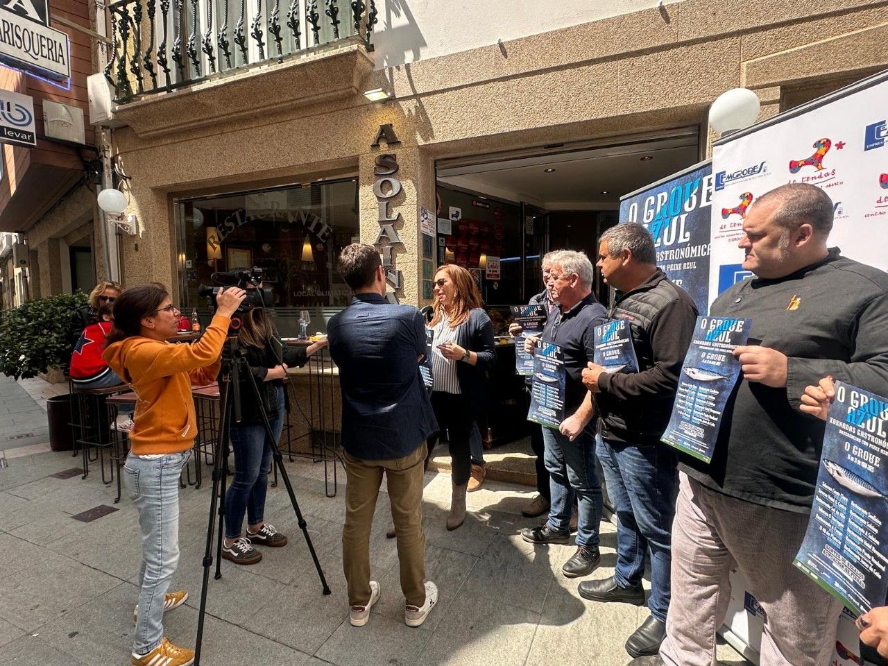 Presentación de las jornadas gastronómicas del pescado azul que organiza Emgrobes y se celebran hasta el 31 de mayo.