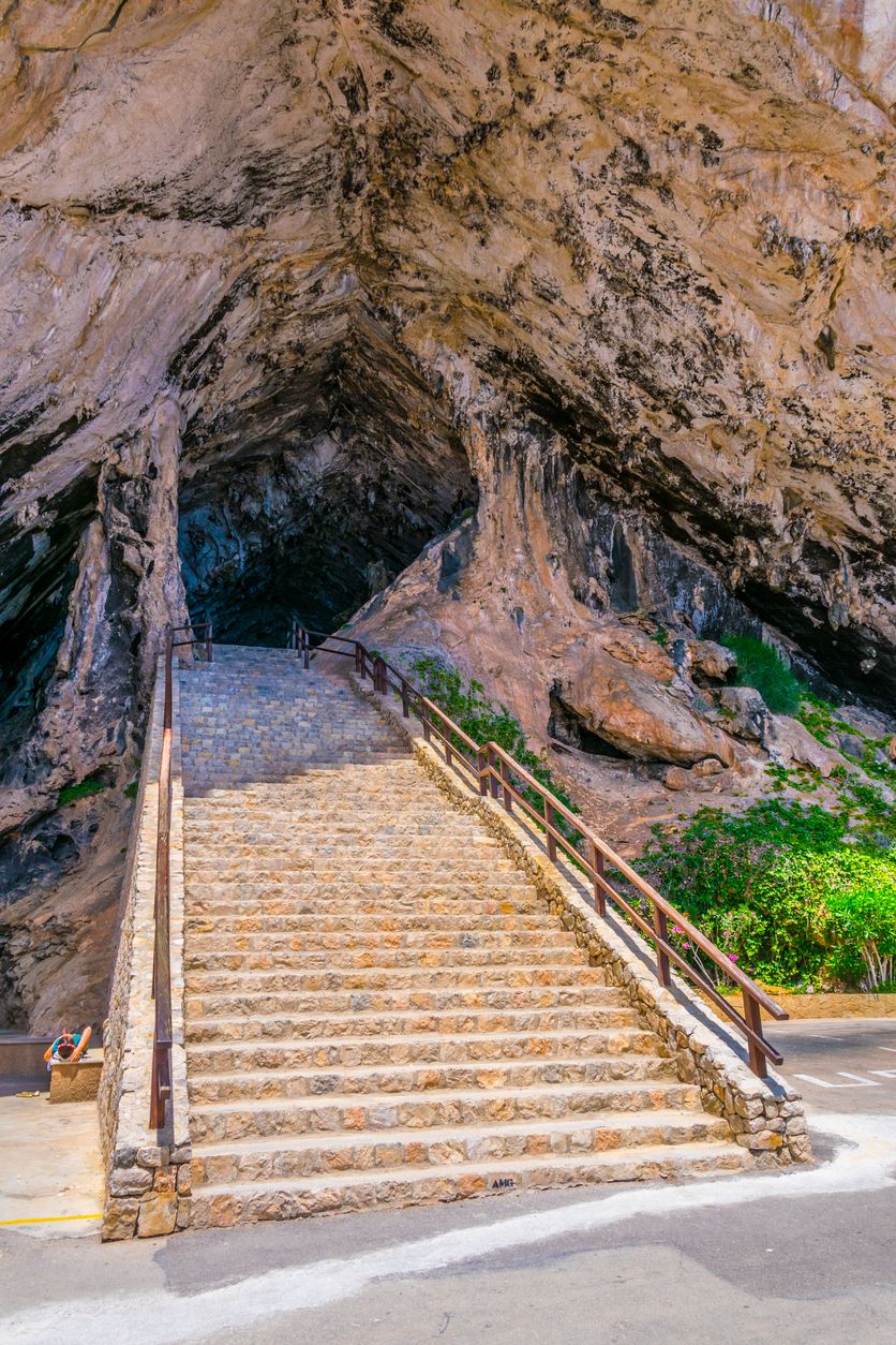 Entrada a las Coves d'Artà.