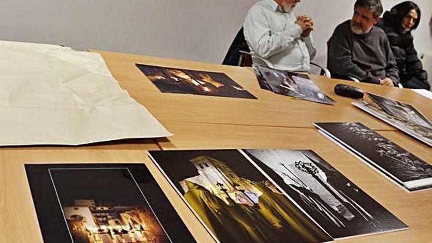 Desde la izquierda, primer, segundo y tercer premio de fotografía.