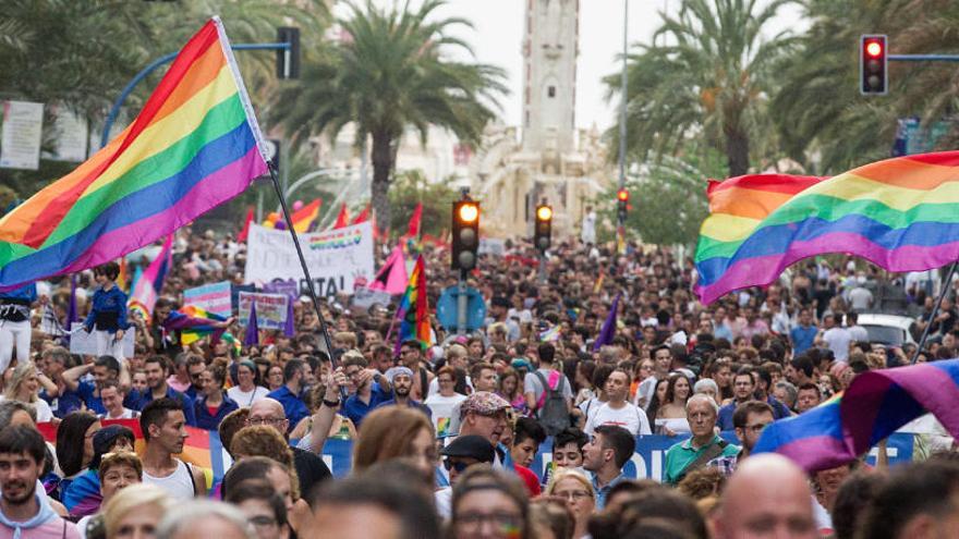 Manifestacion del Orgullo LGTB en Alicante (2017)