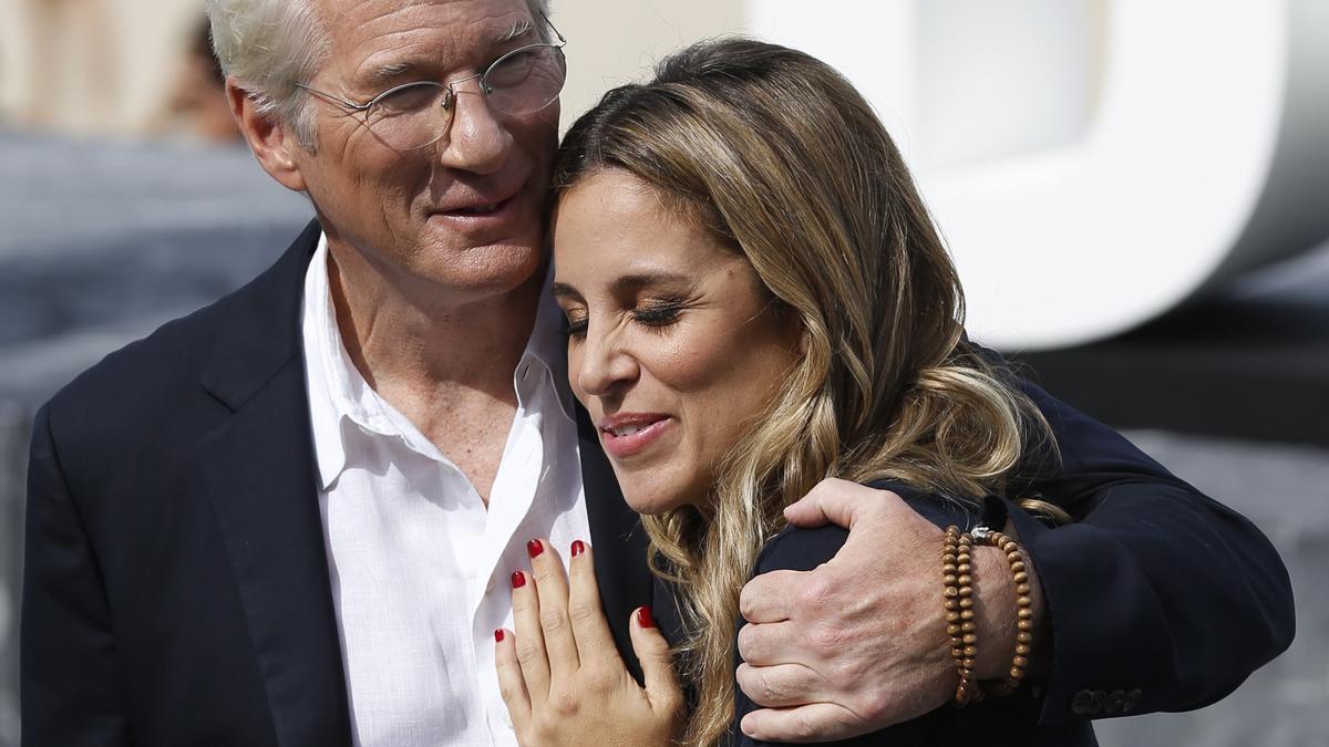 Richard Gere y Alejandra Silva.