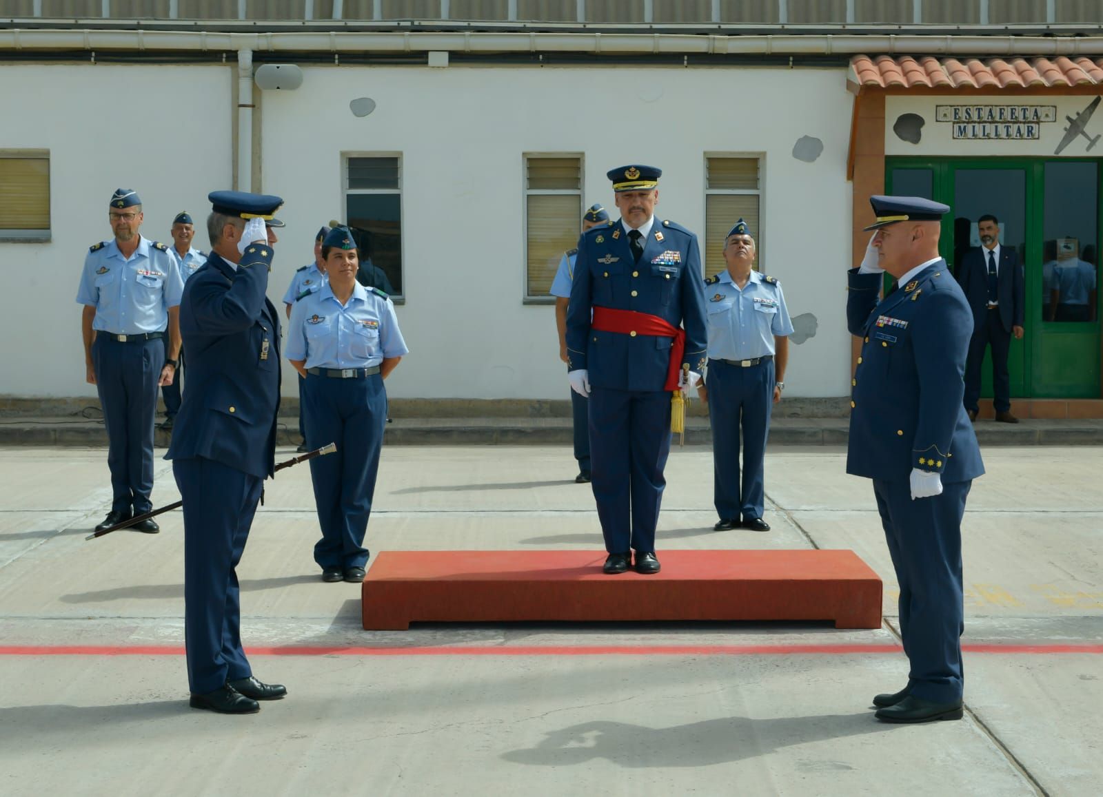 Rafael de Haro Ros toma posesión como nuevo jefe del Aeródromo Militar de Lanzarote