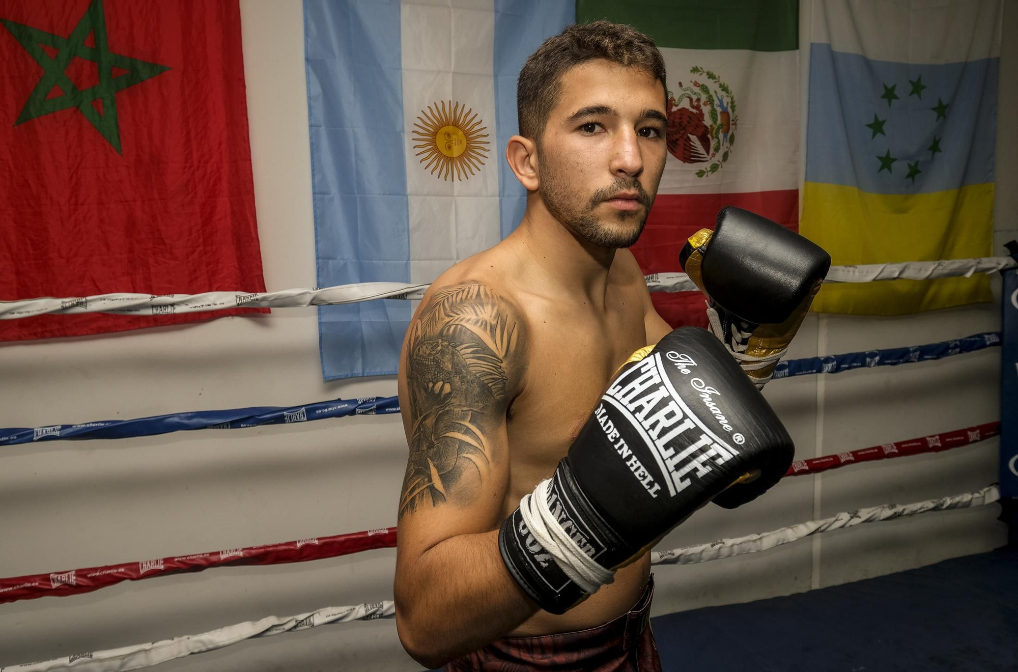 Todo preparado para la velada 'Canarias, Cuna de Campeones'