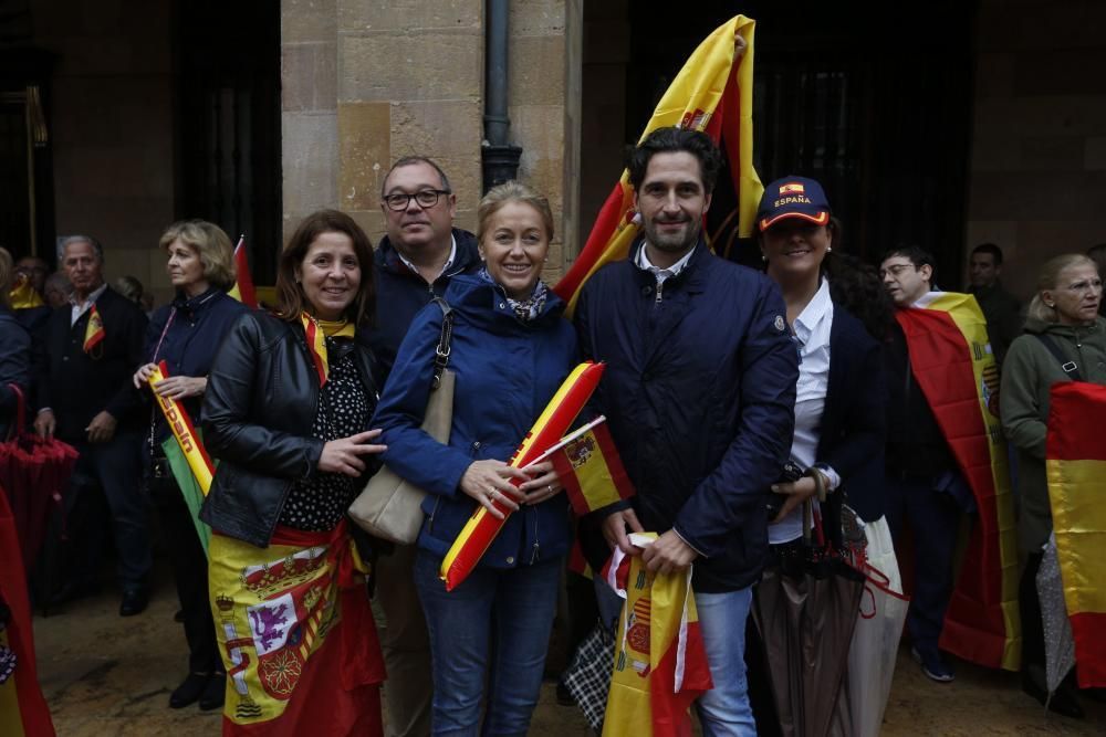 Manifestación en Oviedo por la unidad de España