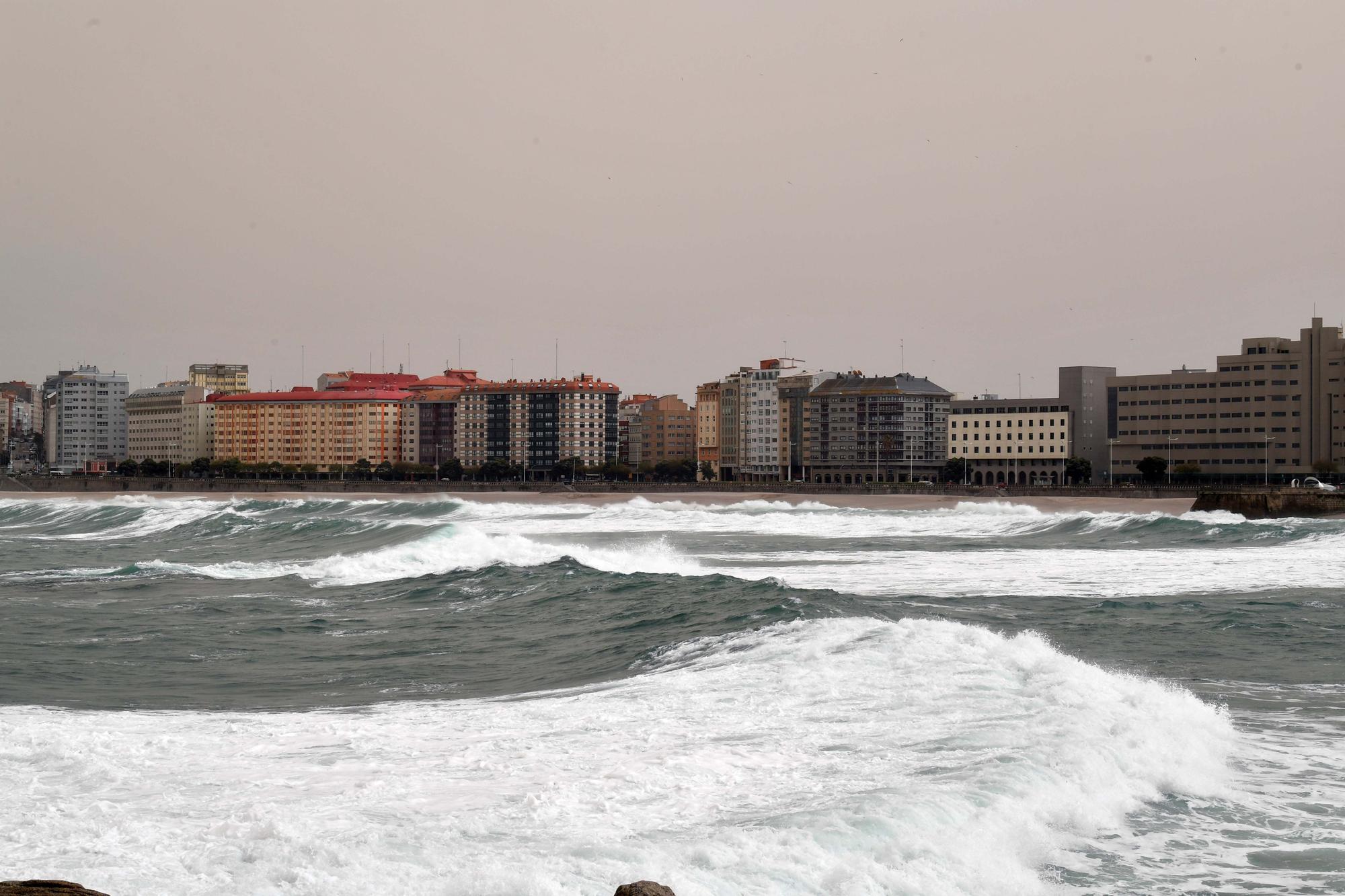 La calima provoca un empeoramiento de la calidad del aire en A Coruña