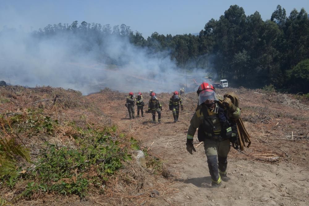 Incendio forestal en San Salvados de Meis