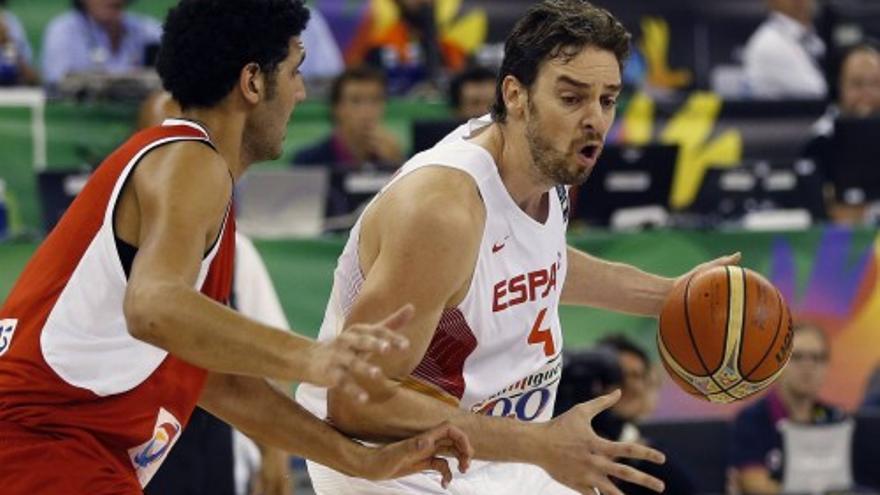 Mundial de baloncesto: España - Egipto