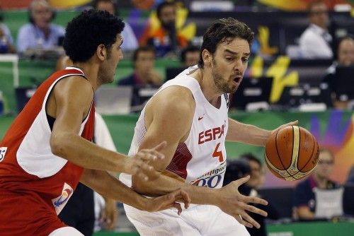 Mundial de baloncesto: España - Egipto