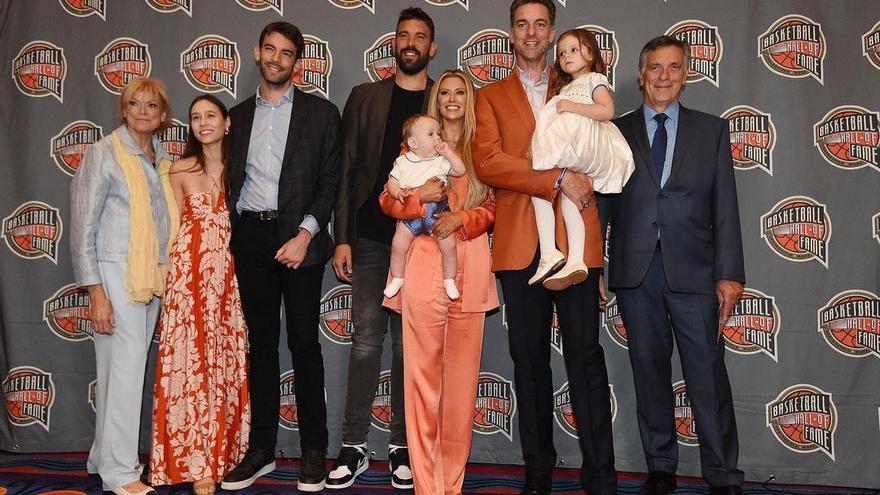 La familia Gasol, al Saló de la Fama