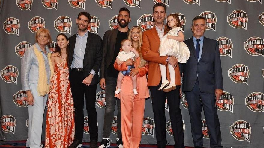 Pau Gasol culmina amb el Saló de la Fama una carrera de llegenda