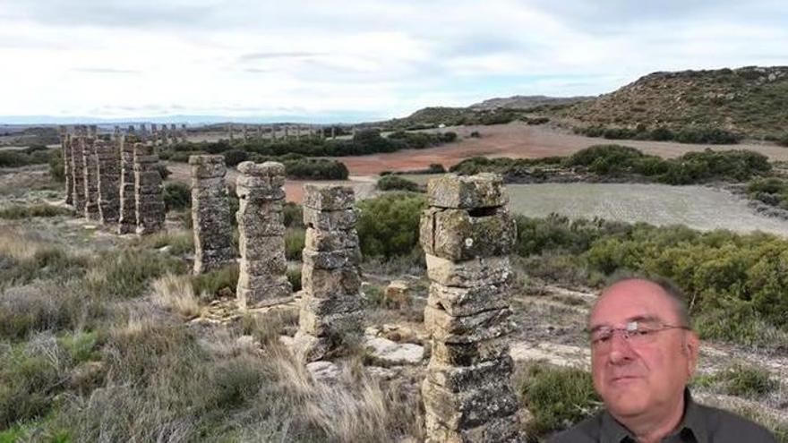 Un divulgador con más de 300.000 seguidores desvela los 'secretos' del acueducto "más desconocido" de Aragón