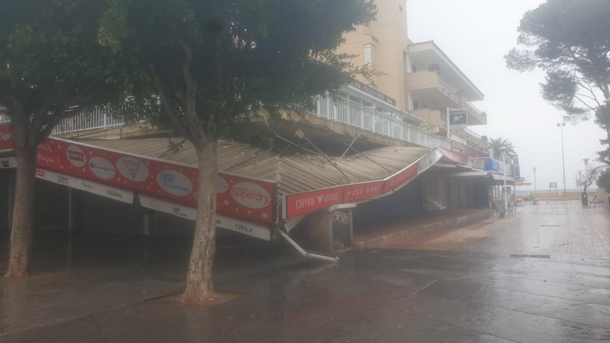 Los estragos de 'Hortense' en Mallorca