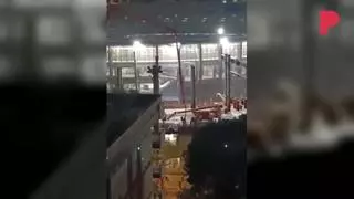 Ruido hasta la una de la madrugada en las obras del Camp Nou