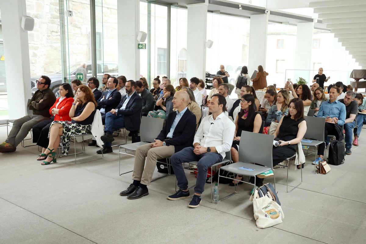 Participantes en la jornada de presentación de la tercera edición del Programa Alento, que tuvo lugar en el Edificio Castelao.