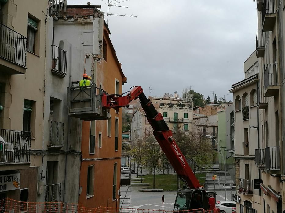 Continua l'enderroc del bloc esfondrat dels Drets