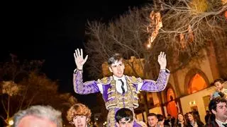 Íker de Virgilio, a hombros en la novillada sin picadores