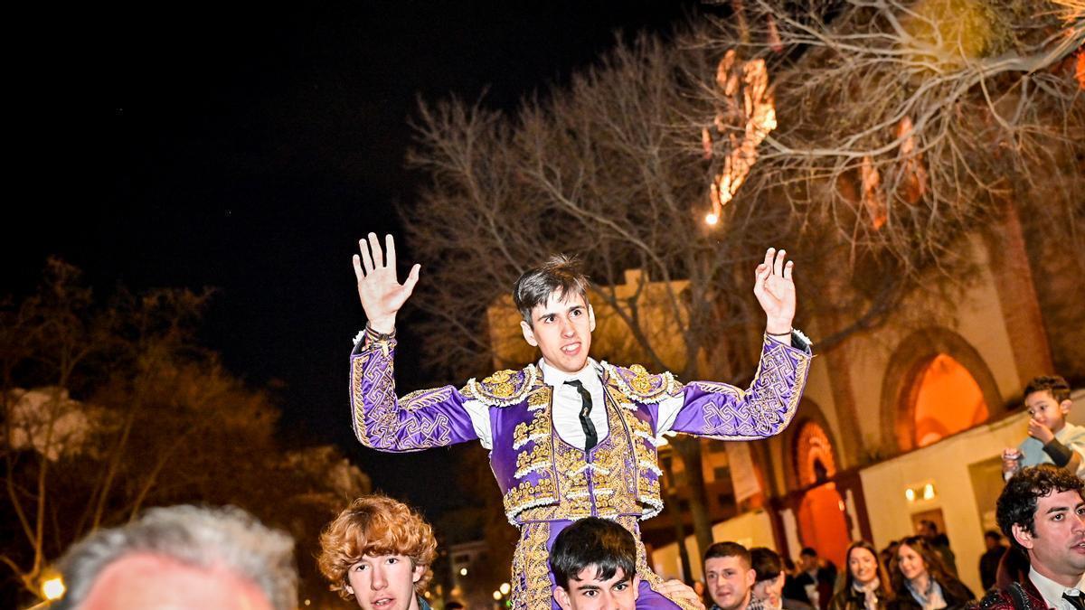 Íker de Virgilio, a hombros  en la novillada sin picadores