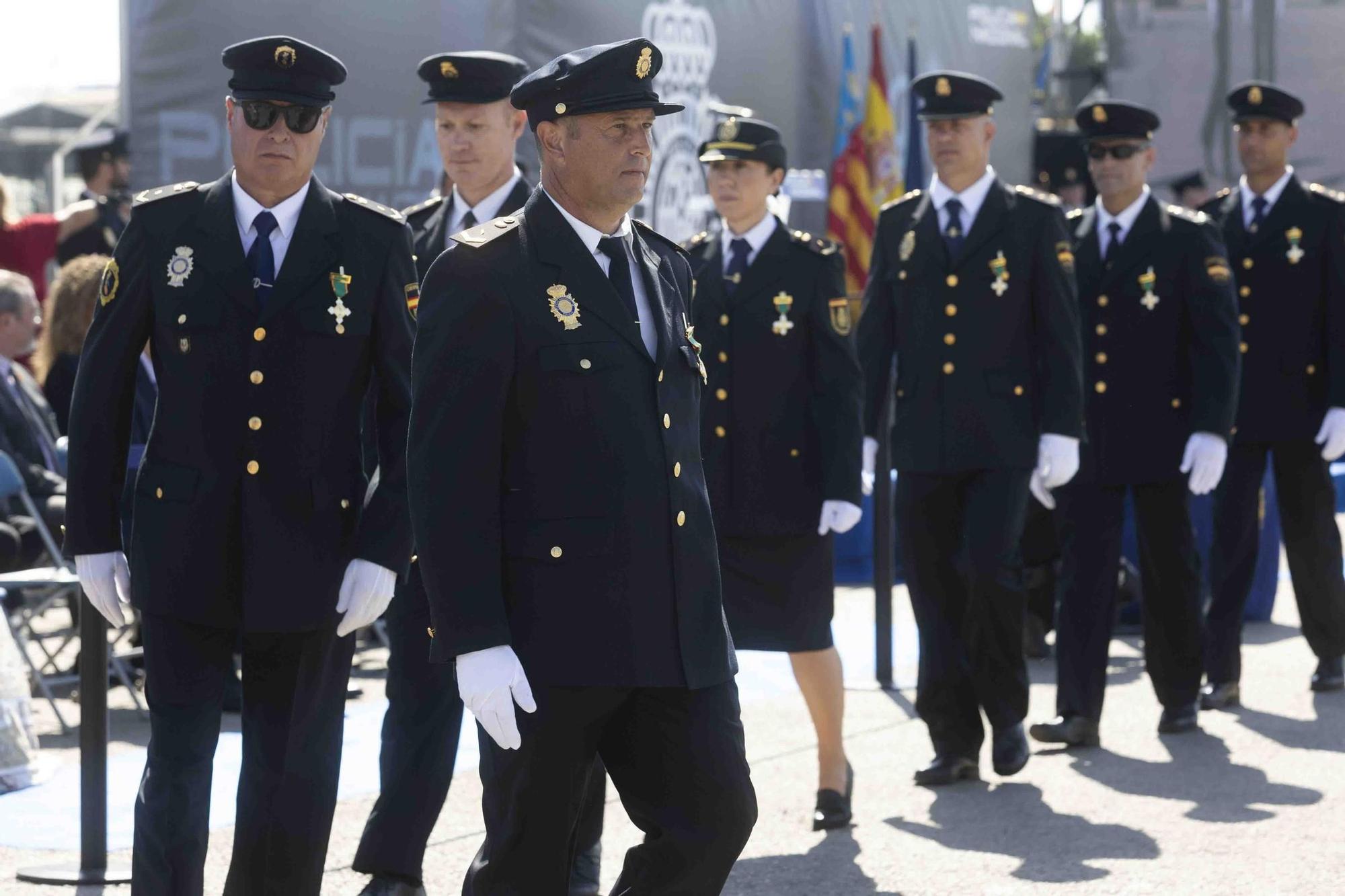 Actos de la festividad de la Policía Nacional